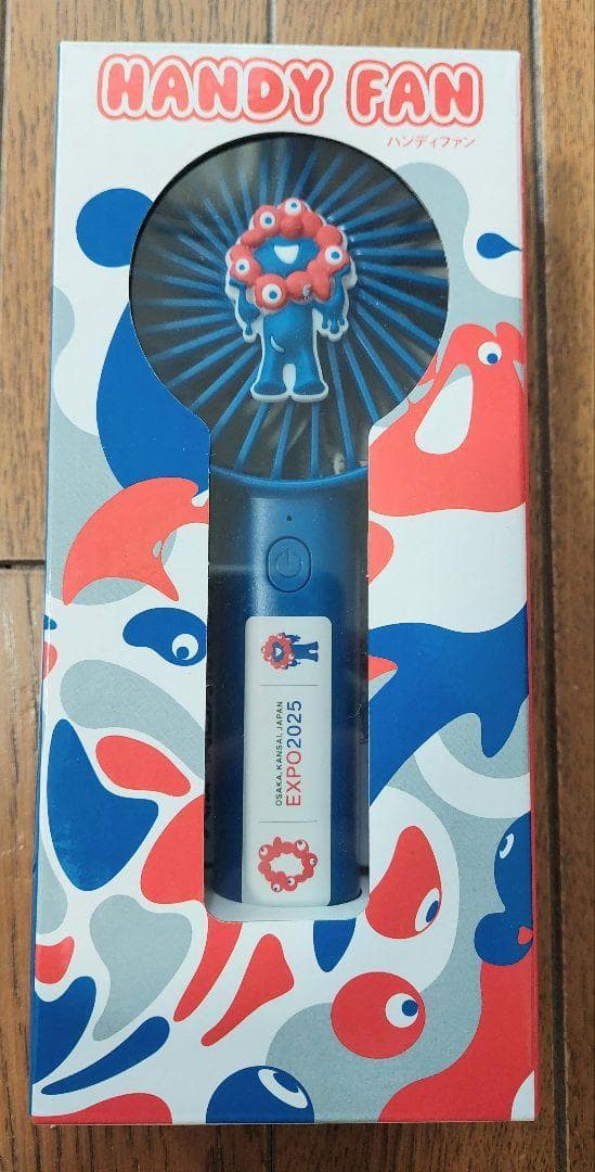 新品未開封】EXPO2025 大阪・関西万博 ミャクミャクハンディファン 青