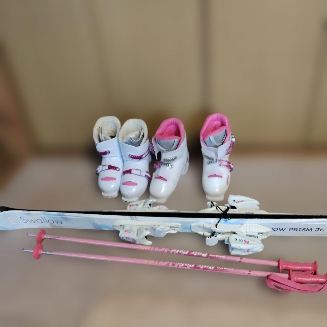 送料無料　120 スキーセット　靴2セット　ストック　女子　22　ビンディング 楽天市場】スキーセット レディース（スキー板｜スキー用品