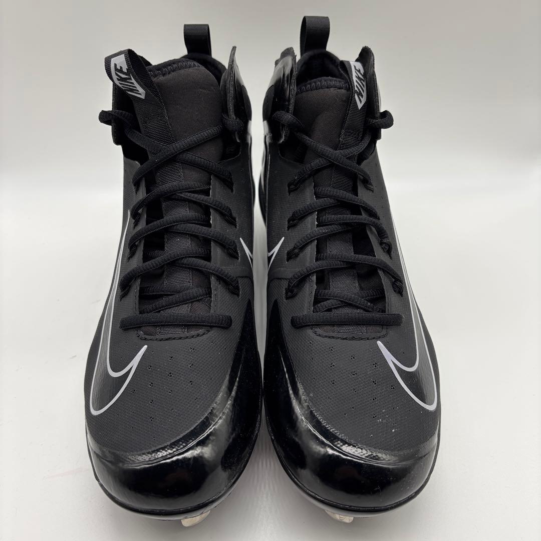 NIKE 野球 スパイク ブラック 黒 26.5㎝ ミドルカット 軽量 - メルカリ
