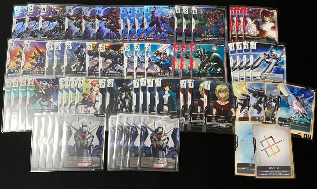 本格構築 ガンダムカードゲーム 白赤 赤白 SEED ザフト デッキ - メルカリ
