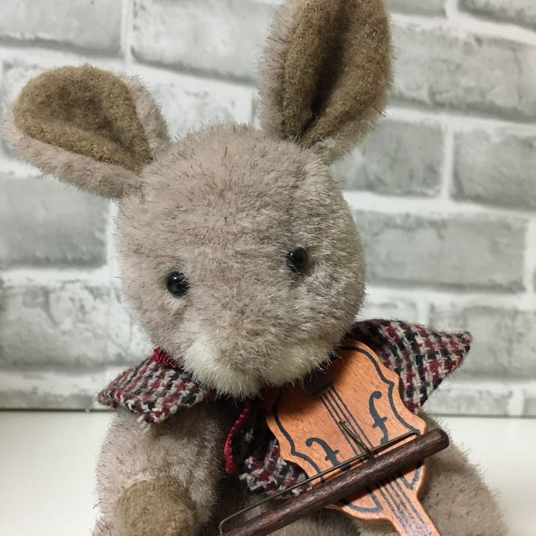 セキグチ オルゴール うさぎ ヴァイオリン バイオリン 昭和 レトロ