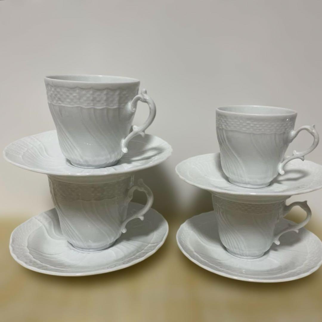 リチャードジノリ ベッキオホワイト カップ&ソーサ 5客 - メルカリ