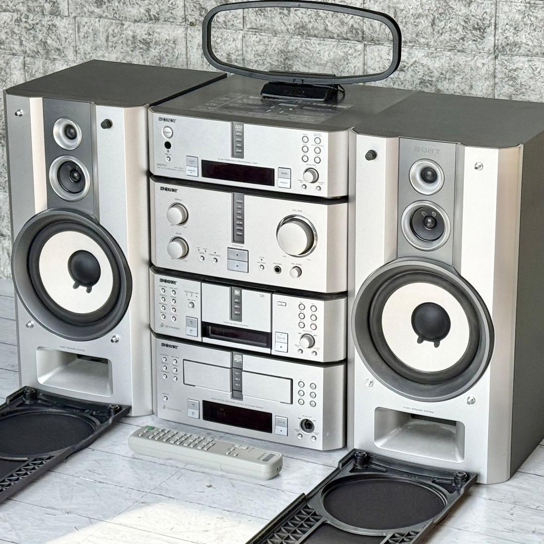 SONY「DHC-MD717」システムコンポフルセット - メルカリ