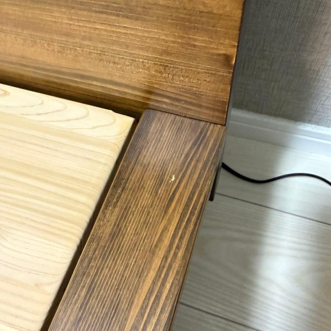 LAGUNA VERDE様】シモンズ ダブルベッドフレーム 四万十ヒノキ・香