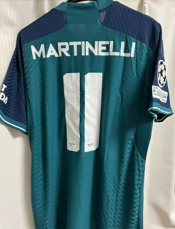 アーセナル　マルティネッリ　オーセンティック サード（M）23-24 アーセナル 23/24 サードユニフォーム