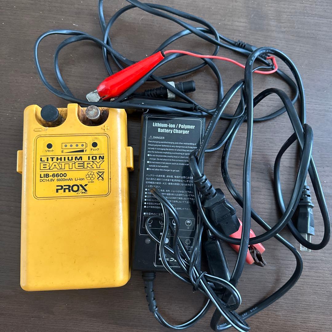 プロックス　リチウムイオンバッテリー　LIB-6600 LIB-6600、LIB6600]プロックス(PROX) 電動リール リチウムイオン