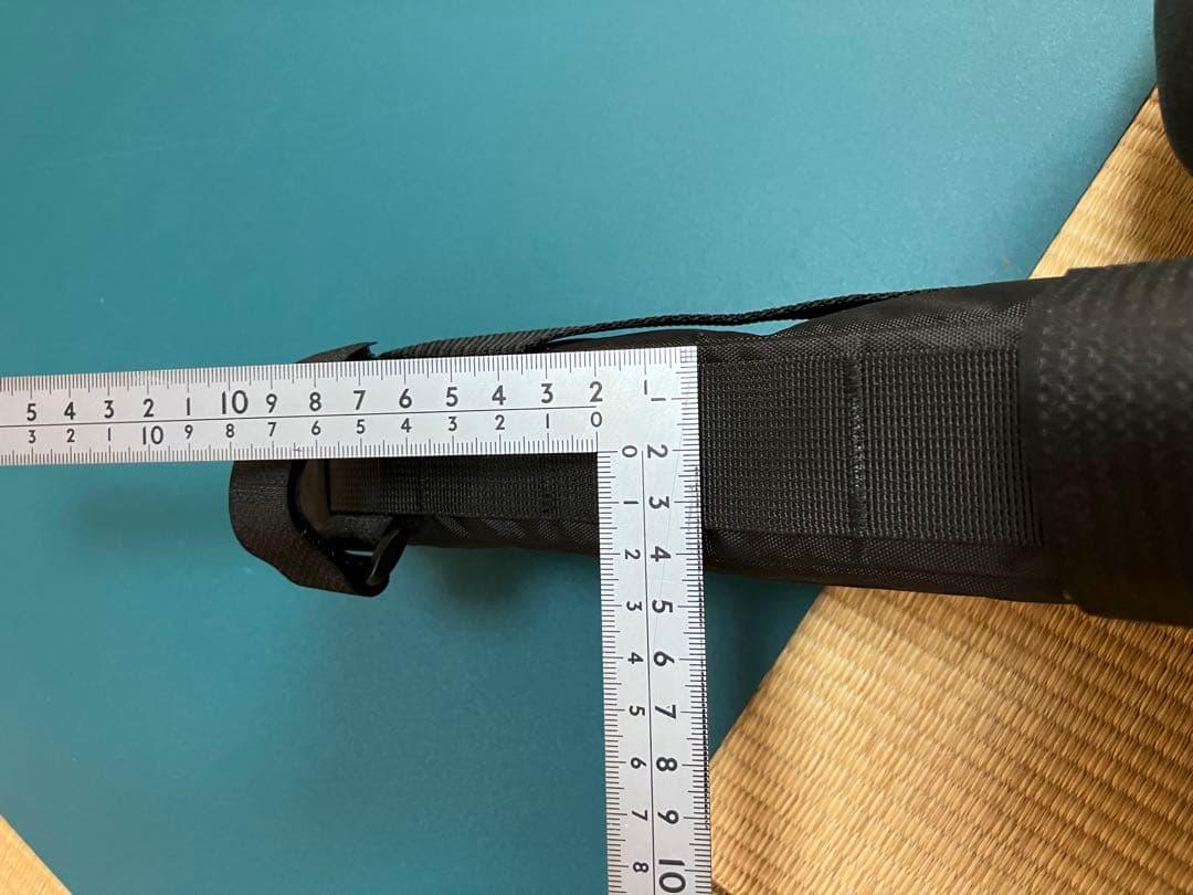 ハンドメイドフレームバッグ　ECO-PAK ブラック　46.5cm