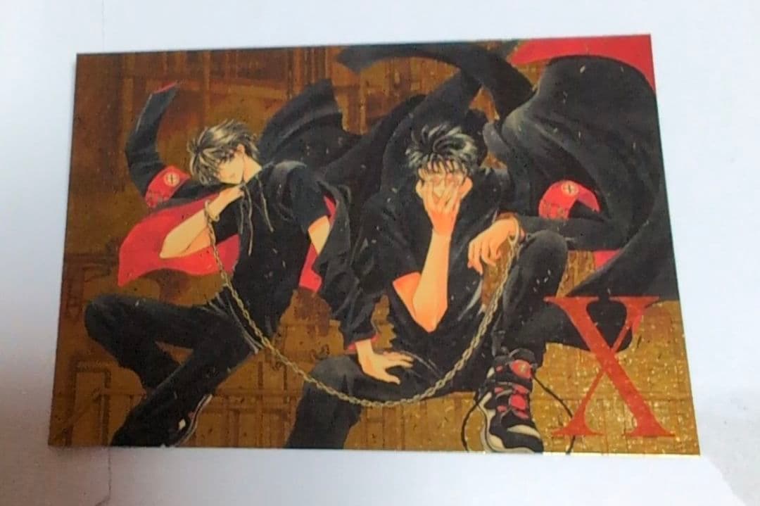 CLAMP『Xエックス』トレカ【スペシャルゴールドカードno.1】神威＆封真