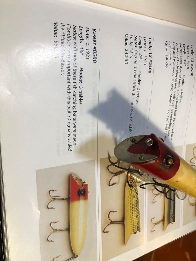 オールド old ヘドン heddonバサー Basser レッドヘッド 5／8 - メルカリ