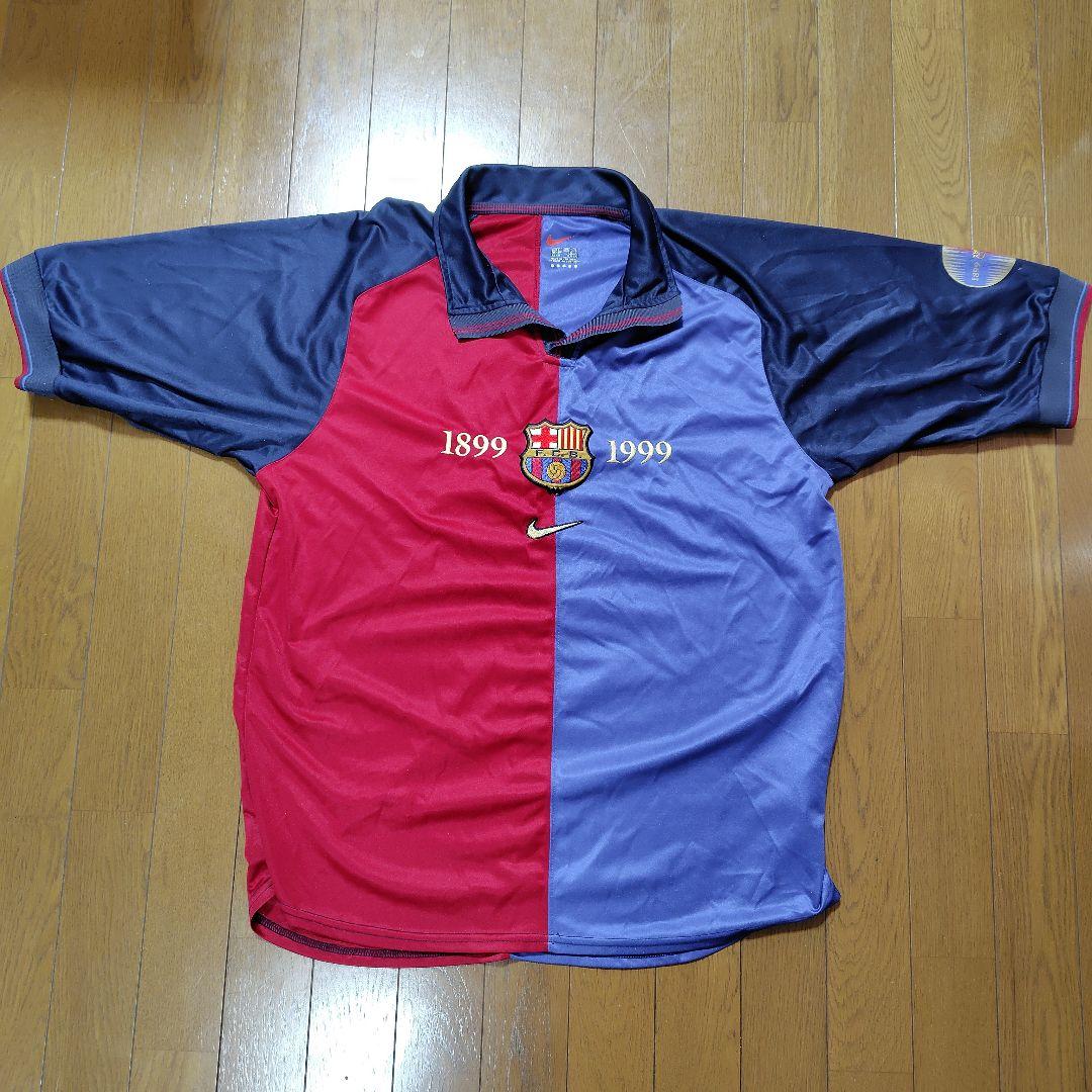 FC Barcelona Nike 1999年記念シャツ 楽天市場】ナイキ 1999-2000 100周年 FCB バルセロナ ホーム