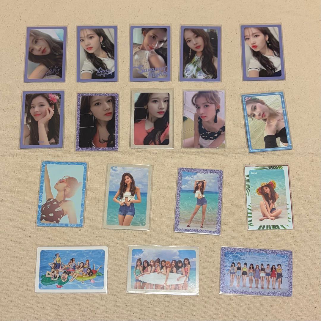 TWICE サナ トレカ まとめ売り Summer Nights コンプリート - メルカリ