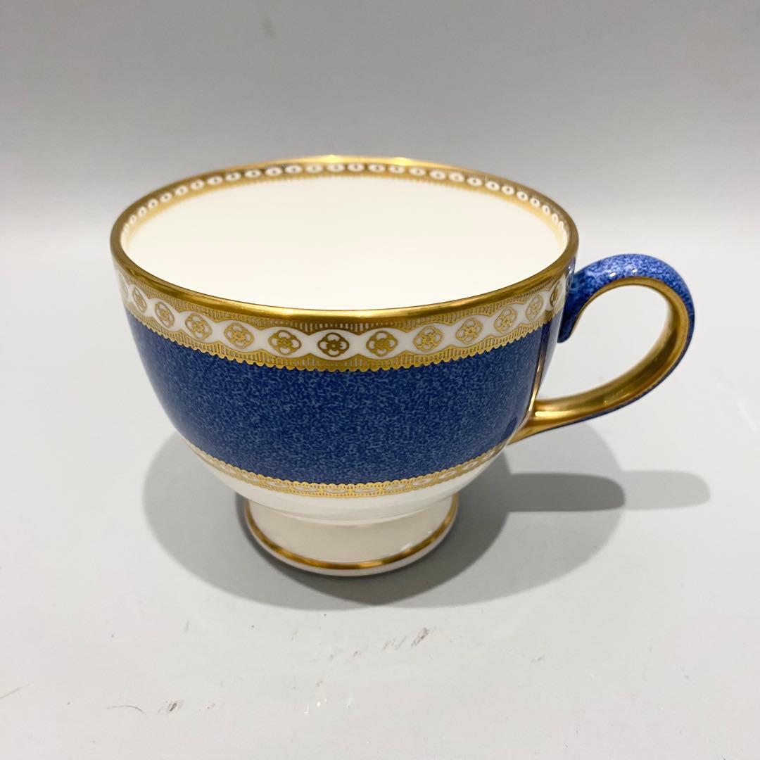 美品 WEDGWOOD ウェッジウッド ユーランダー ブルー カップ＆ソーサー