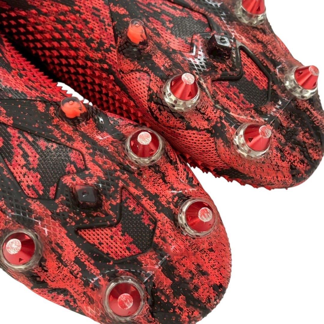 adidas アディダス スパイク 赤 黒 メンズ 26.5cm