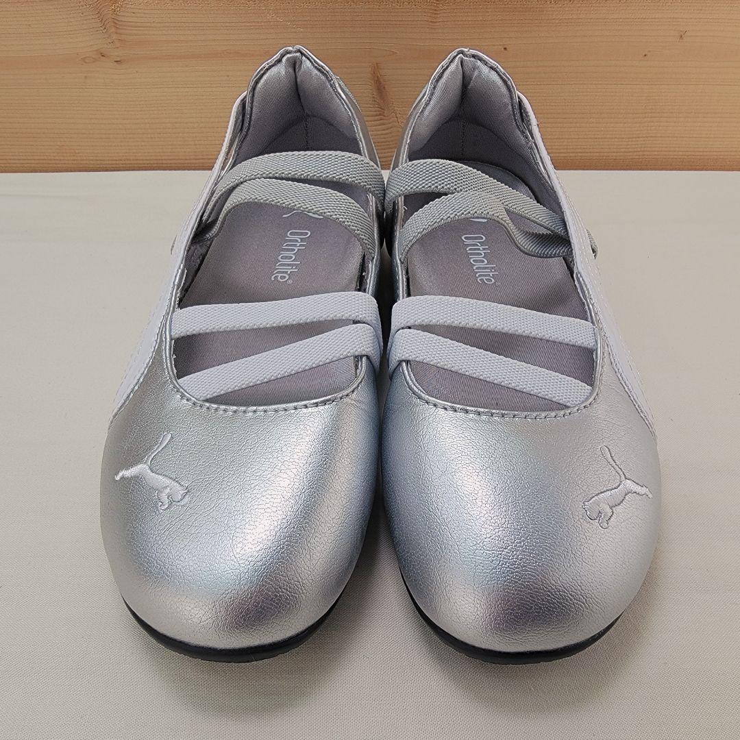 プーマ スピードキャット バレエ プーマ メタリック シルバー 22.5cm