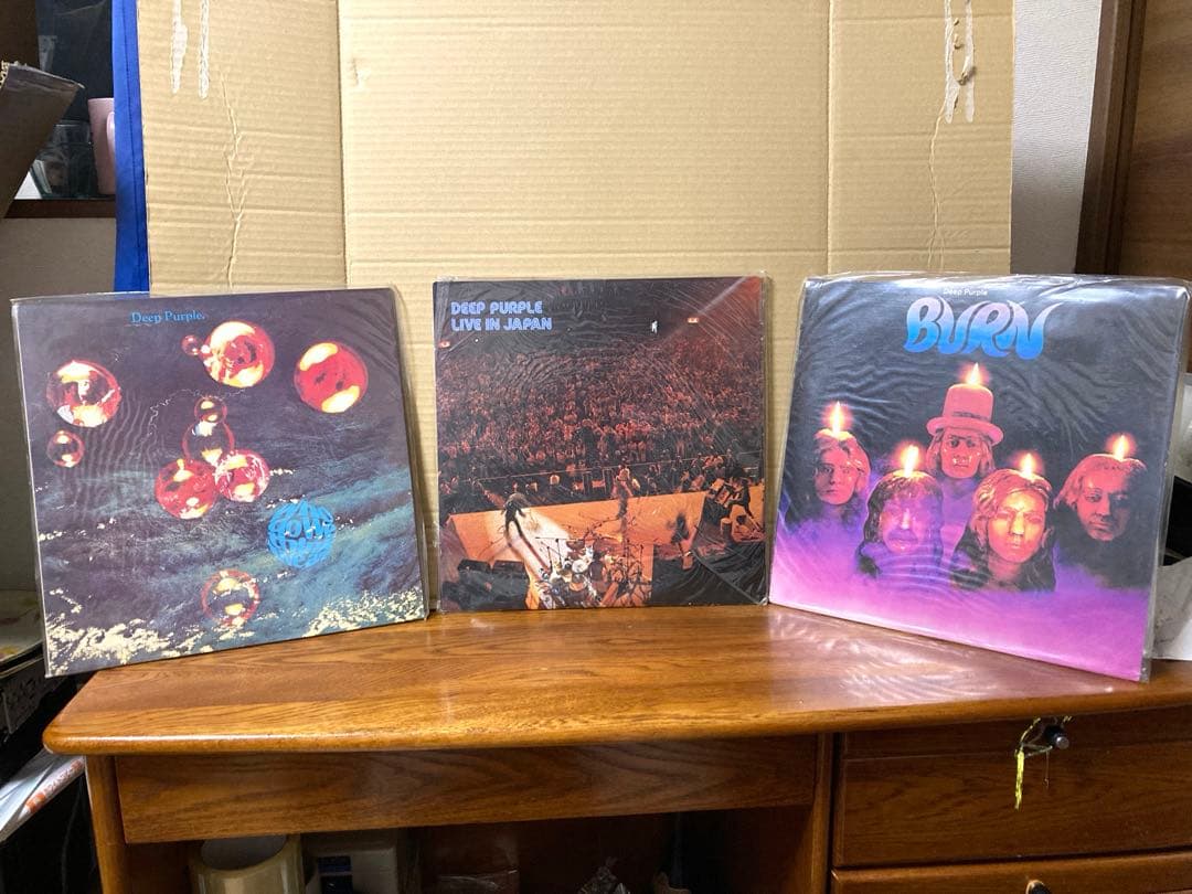 希少 国内盤 Deep Purple ディープパープル レコード 3枚 当時物 ロック中古レコード新入荷】『DEEP PURPLE』『DOORS』レアな国内盤帯付