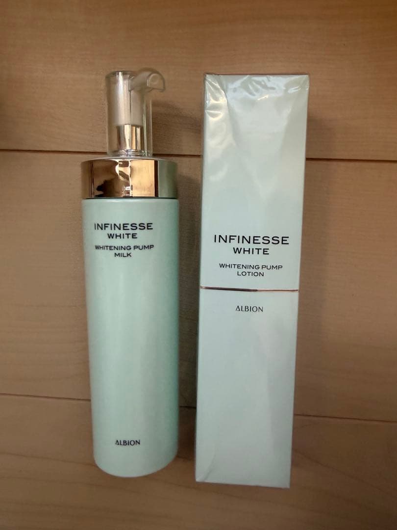 ALBION INFINESSE WHITE 化粧水と乳液セット INFINESSE WHITE 残り1点 アルビオン アンフィネス ブライトニング