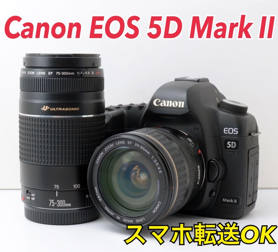 人気フルサイズ機！Canon EOS 5D Mark Ⅱ★超望遠付き★転送OK EOS 5D Mark II Canon キヤノン 超望遠トリプルレンズセット : カメラ