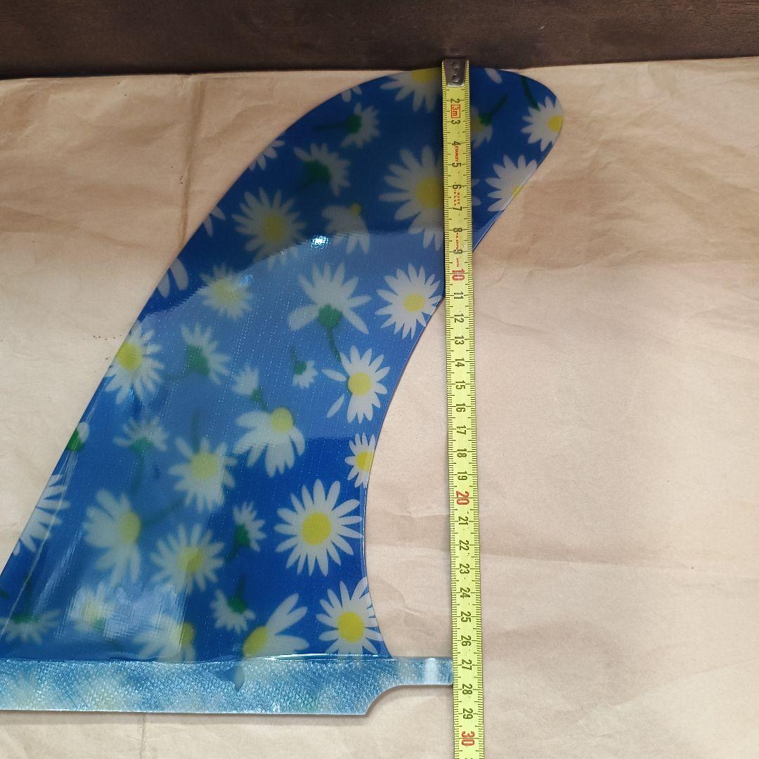 ラスト1セット アートグラス 10,5インチ センターフィン ロングボード