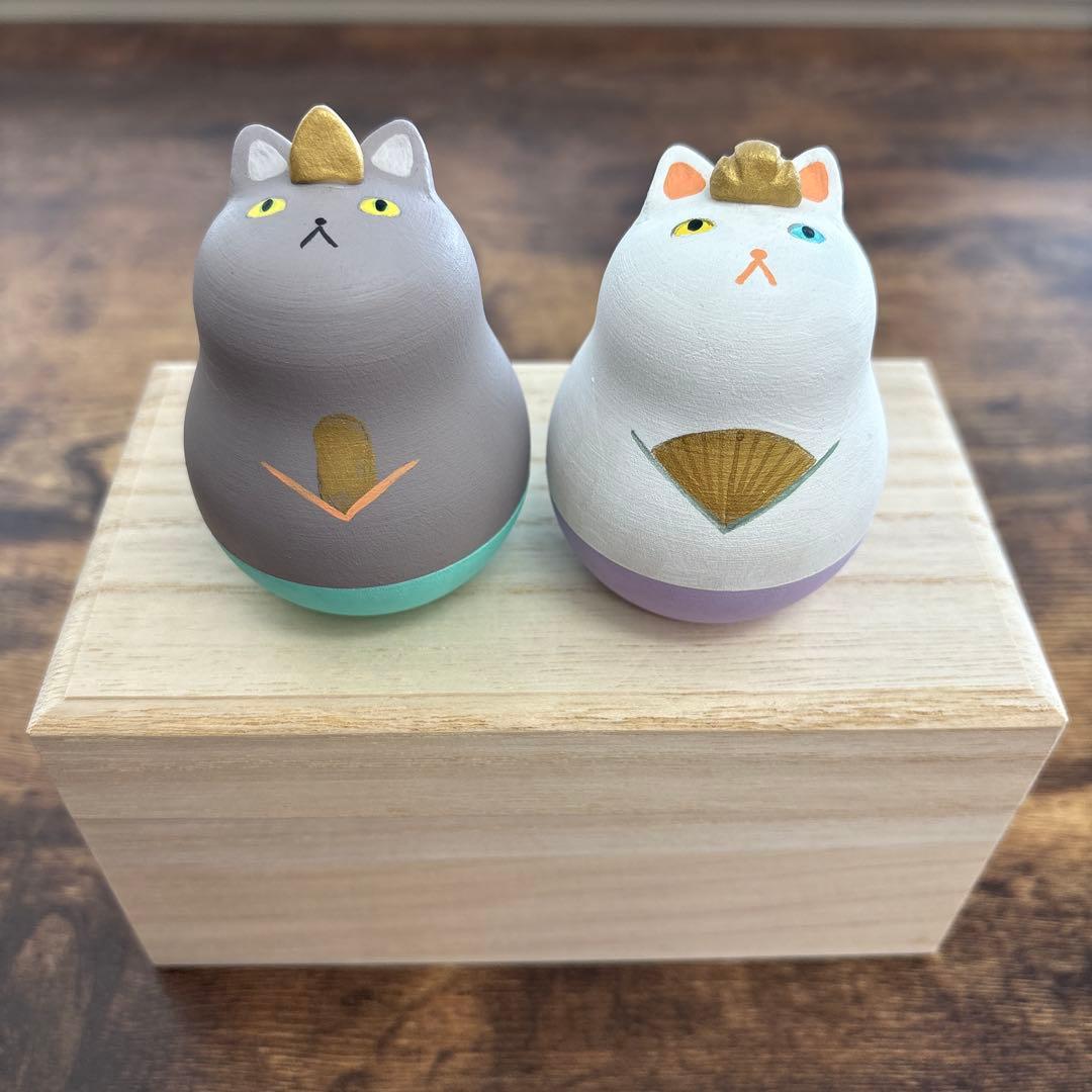 ねこマトリョーシカ　木製　白グレー 楽天市場】マトリョーシカ 猫の通販