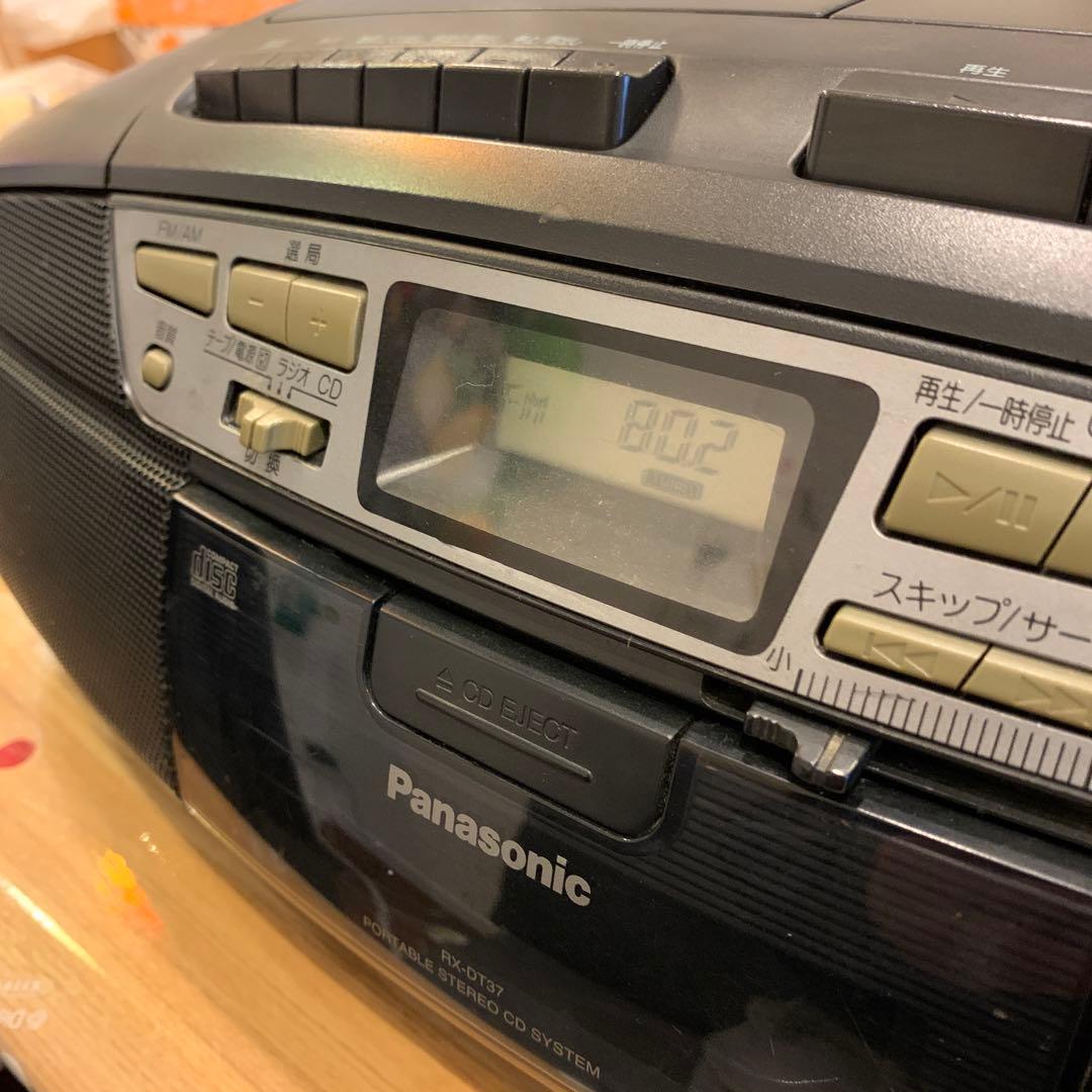 ジャンク品 パナソニック CDラジカセ RX-DT37 - メルカリ