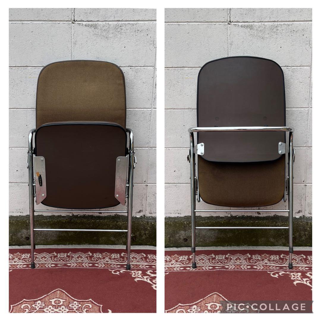 ビンテージ古家具◾️okamura 岡村 折り畳みチェア 椅子