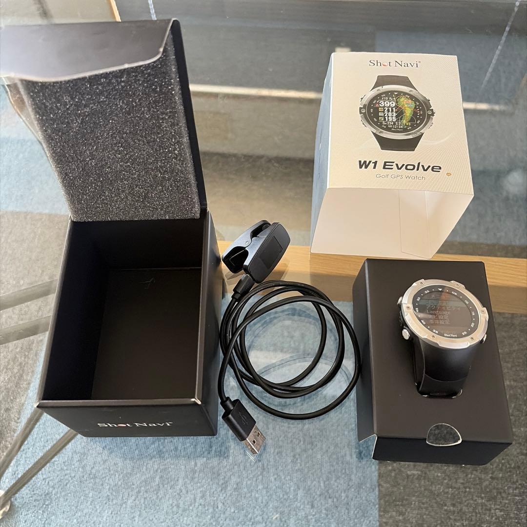 ShotNavi W1 Evolve ゴルフGPSウォッチ - メルカリ