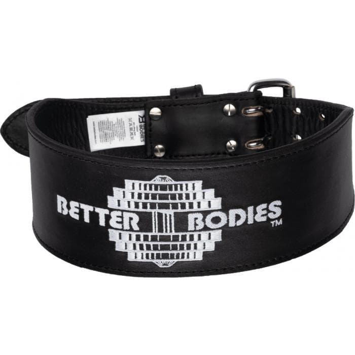BETTER BODIES トレーニングベルト なめし革 Mサイズ 黒 GASP Gasp リフティングベルト、ブラック | BodiCafe 公式オンラインストア