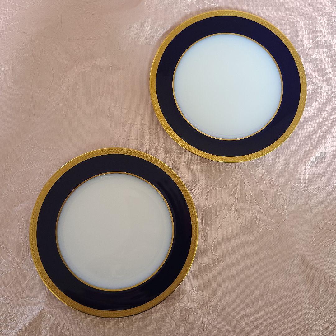 大倉陶園 瑠璃片葉金蝕 プレート 2枚 え71 - メルカリ