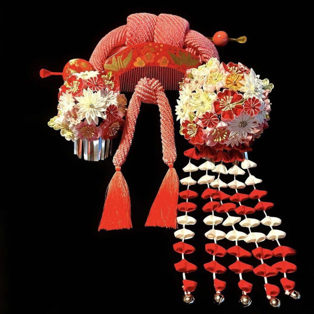 専用です。 日本髪かんざし 楽天市場】金ちらし花束かんざし【桐箱付】 ブライダル 花嫁 和婚