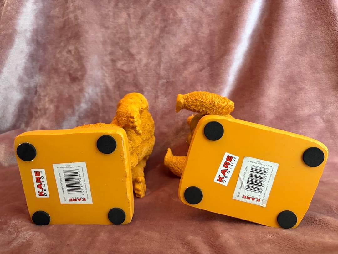 KARE ゴリラオレンジ 2/Set ブックエンド ブックスタンド 本立て 新品