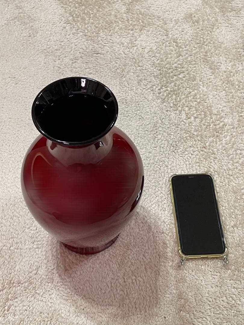 辰砂花生 深紅 ノリタケ ボーンチャイナ - メルカリ