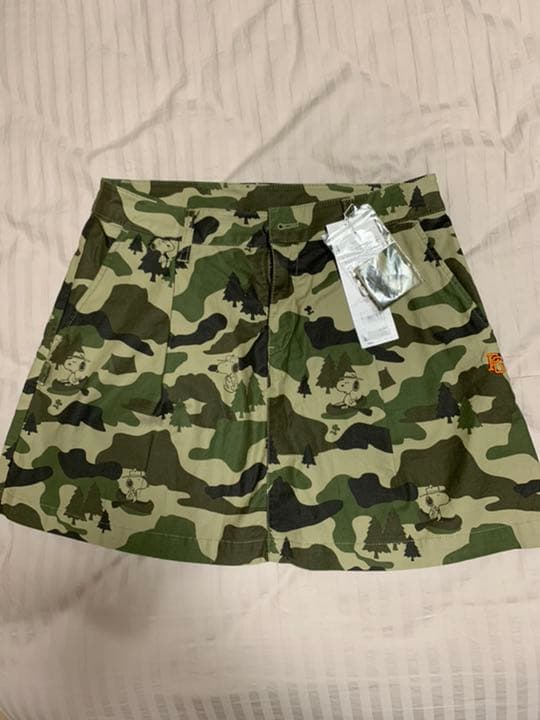 パーリーゲイツ　スカート　スヌーピー　カモフラ PEARLY GATES（パーリーゲイツ） パーリーゲイツ×PEANUTS スカート