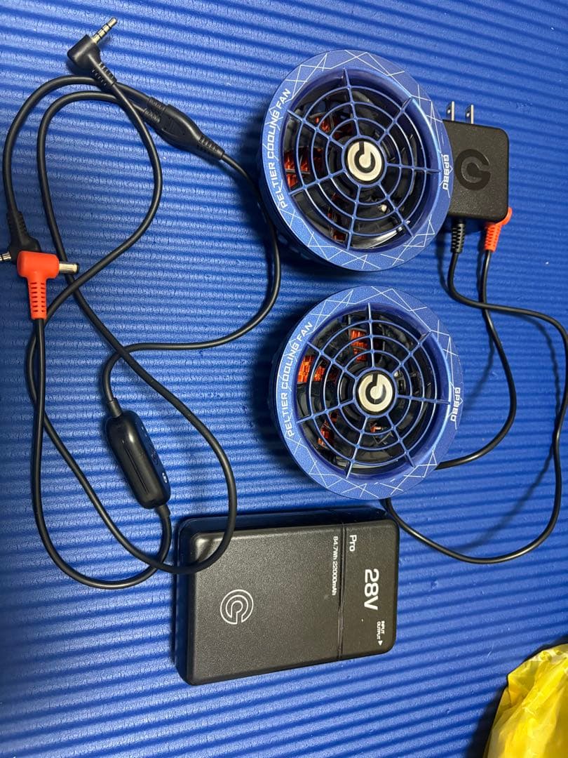 長信ジャパン株式会社 28Vバッテリー付き冷却ファンセット 即日発送】【15ヶ月ロング保証】長信ジャパン 空調服用 28V専用 ファン