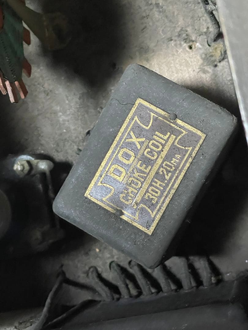 戦前 真空管ラジオ 青島無線工業系 木製キャビネット 彫刻 AM受信 資料