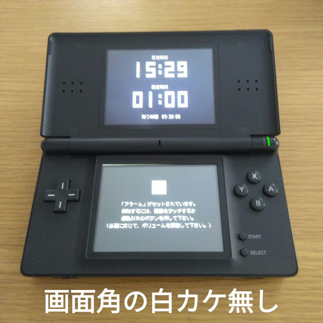 美品 完品】北米版 DS Lite DSライト本体 ジェットブラック 箱付
