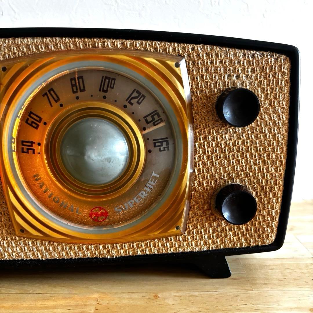 ひでさん様　美品 松下 DX -370 昭和レトロ 真空管ラジオ 受信確認