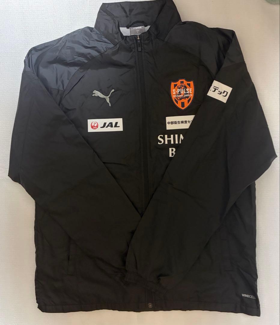 清水エスパルス ウーブンフルジップジャケット ブラック 上下 支給品　スタッフ用 PUMA 清水エスパルス 2019 ウーブンジャケット(ブラック) 755051 91