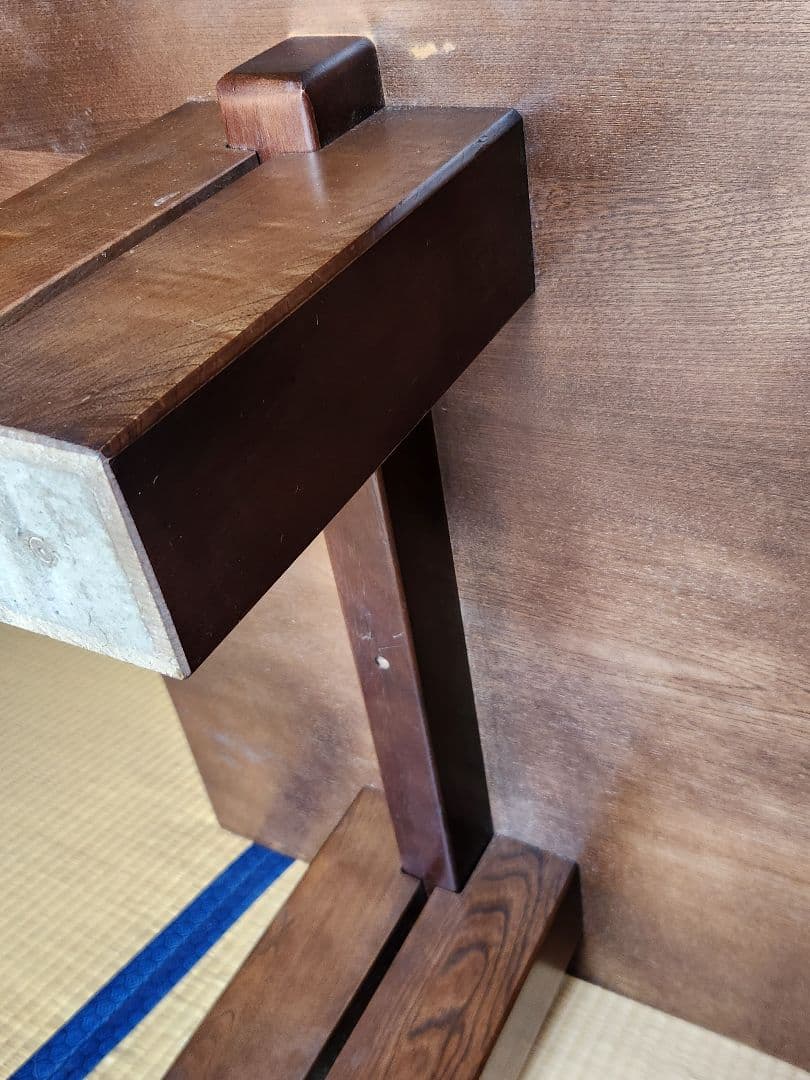 3月終了】Karimoku カリモク家具 一枚板 廃盤 栓座卓 ローテーブル