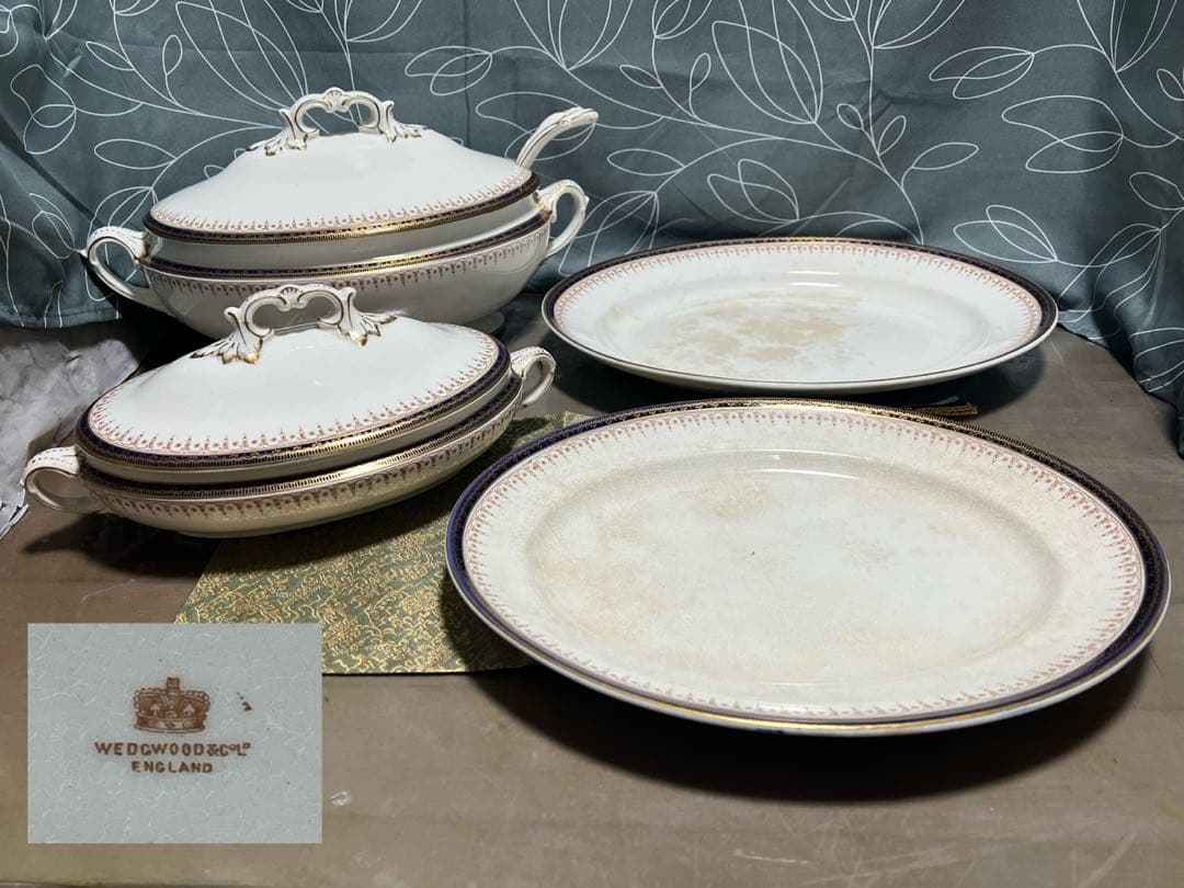 ウェッジウッド テリーヌ オーバルプレート レードルの5点セット 楽天市場】【リファイン オーバルプレートセット】【オーバル皿5点