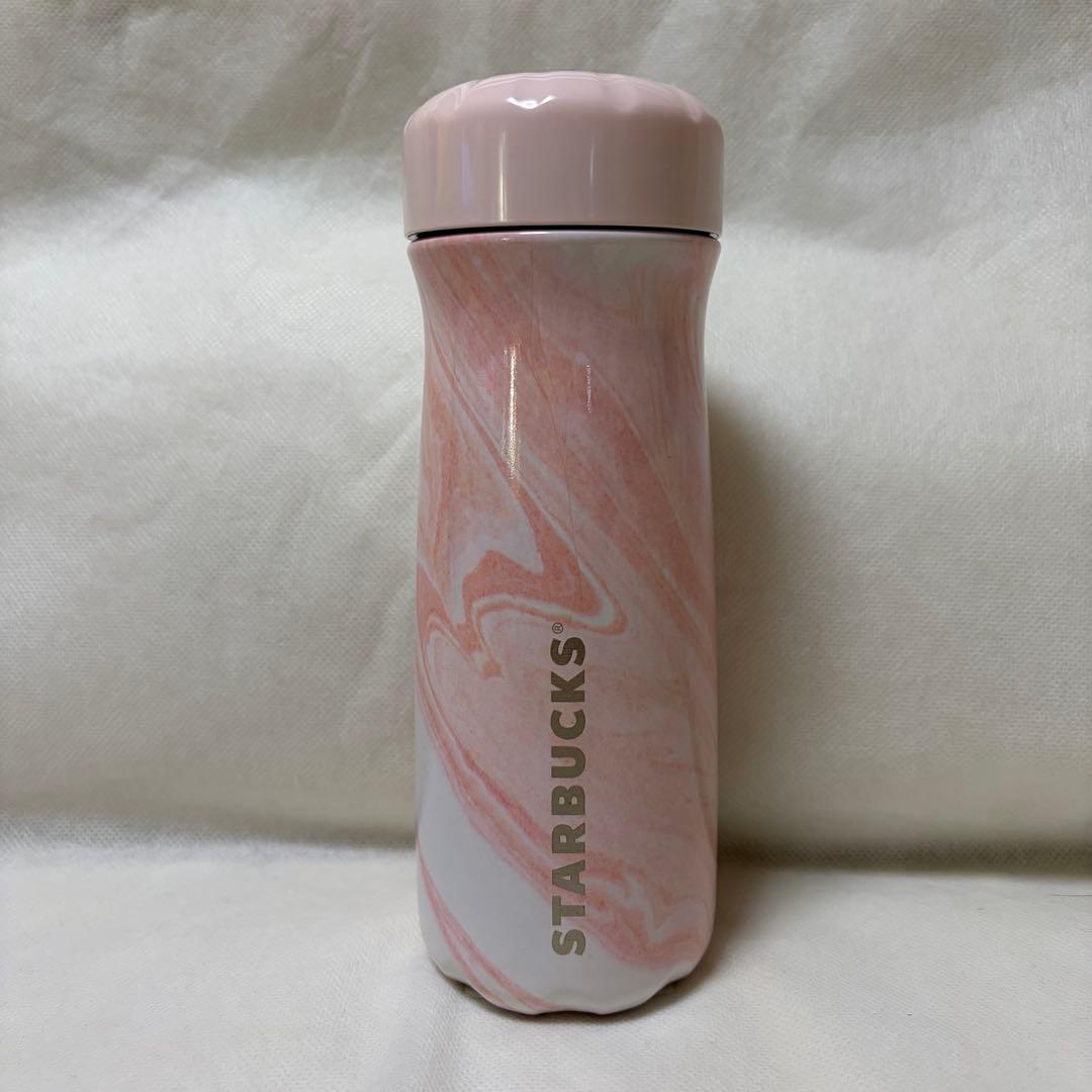 スタバ SAKURA2025 ステンレスボトルswellマーブル 473ml - メルカリ