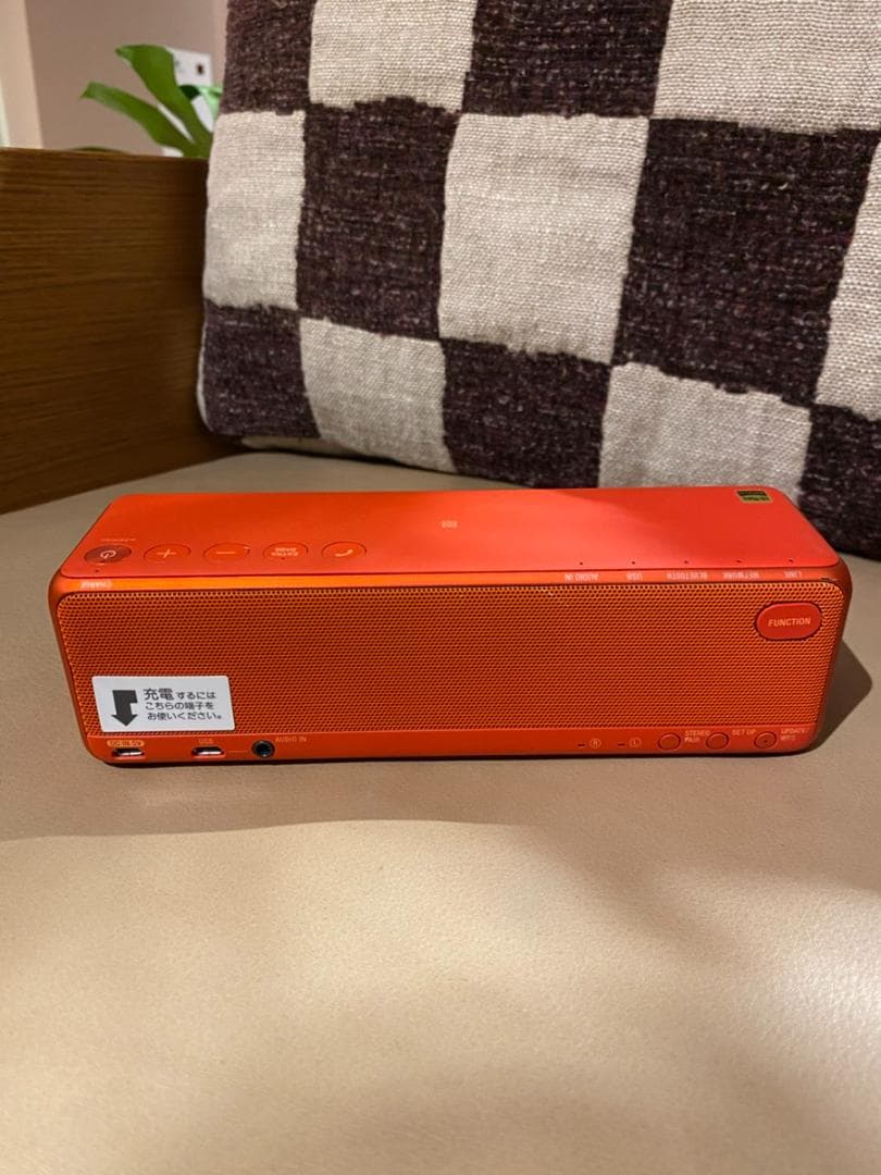 ソニー SRS-HG1 Bluetoothスピーカー オレンジ ジャンク品 - メルカリ