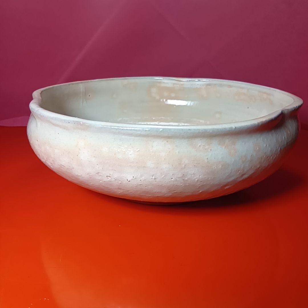 骨董品 萩焼き 仙舟 岡田仙舟 菓子鉢 大皿 極美品 鉢