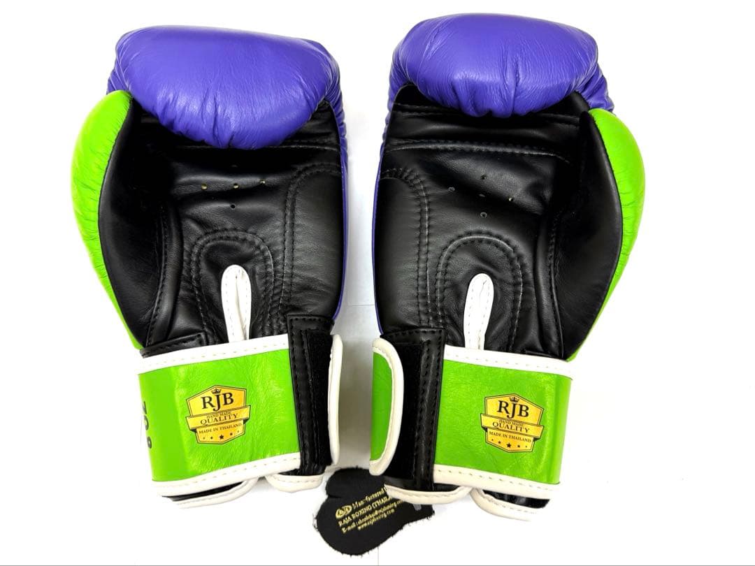 新品 RAJA グローブ 12oz ラジャ 紫緑黒 本革製 全国送料込 - メルカリ