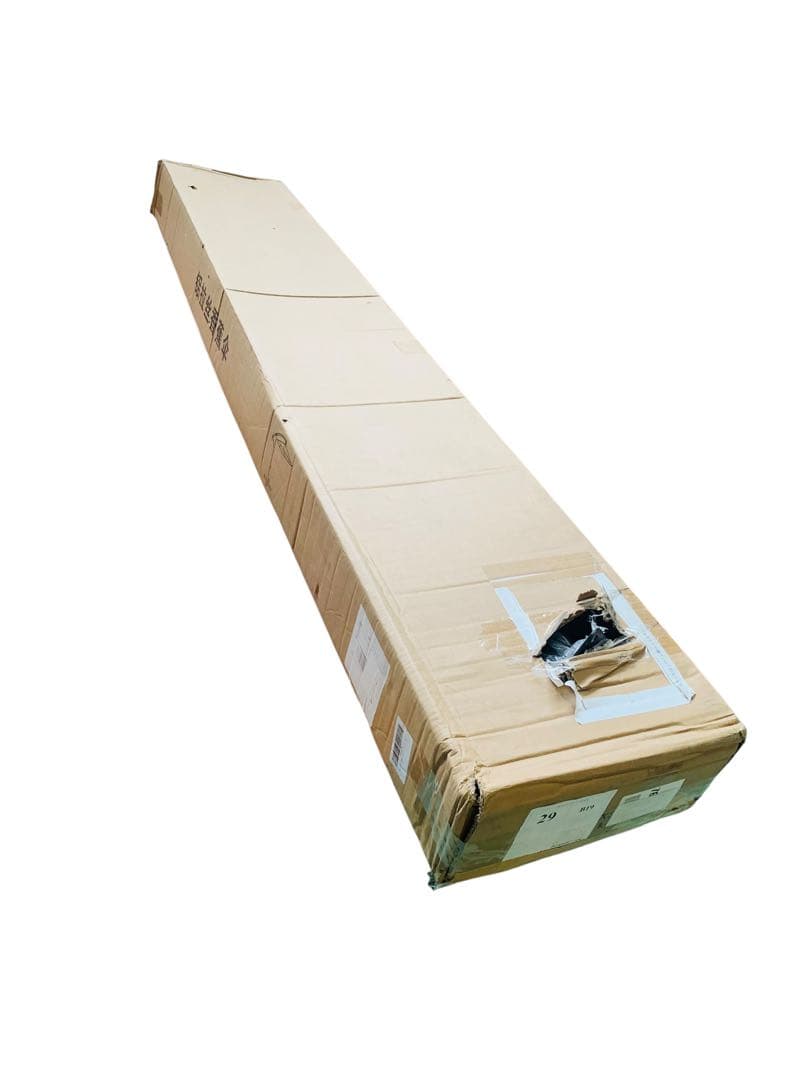 開封済・未使用】大型パラソル オフホワイト ベースなし ハンドル式 庭