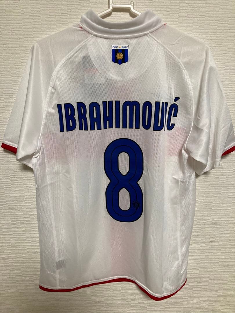 07-08 インテル100周年記念 イブラヒモビッチ ユニフォーム NIKE インテル 07/08 100周年 ユニフォーム ホーム半袖 238055 490