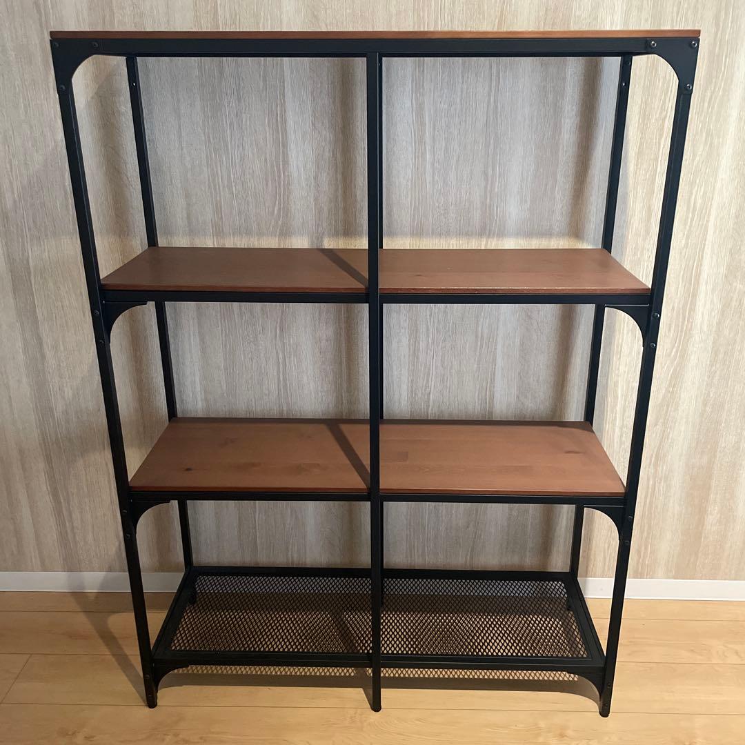 IKEAフィエルボ FJÄLLBO シェルフユニット（土日発送） FJÄLLBO フィエルボ シェルフユニット, ブラック, 100x136 cm - IKEA