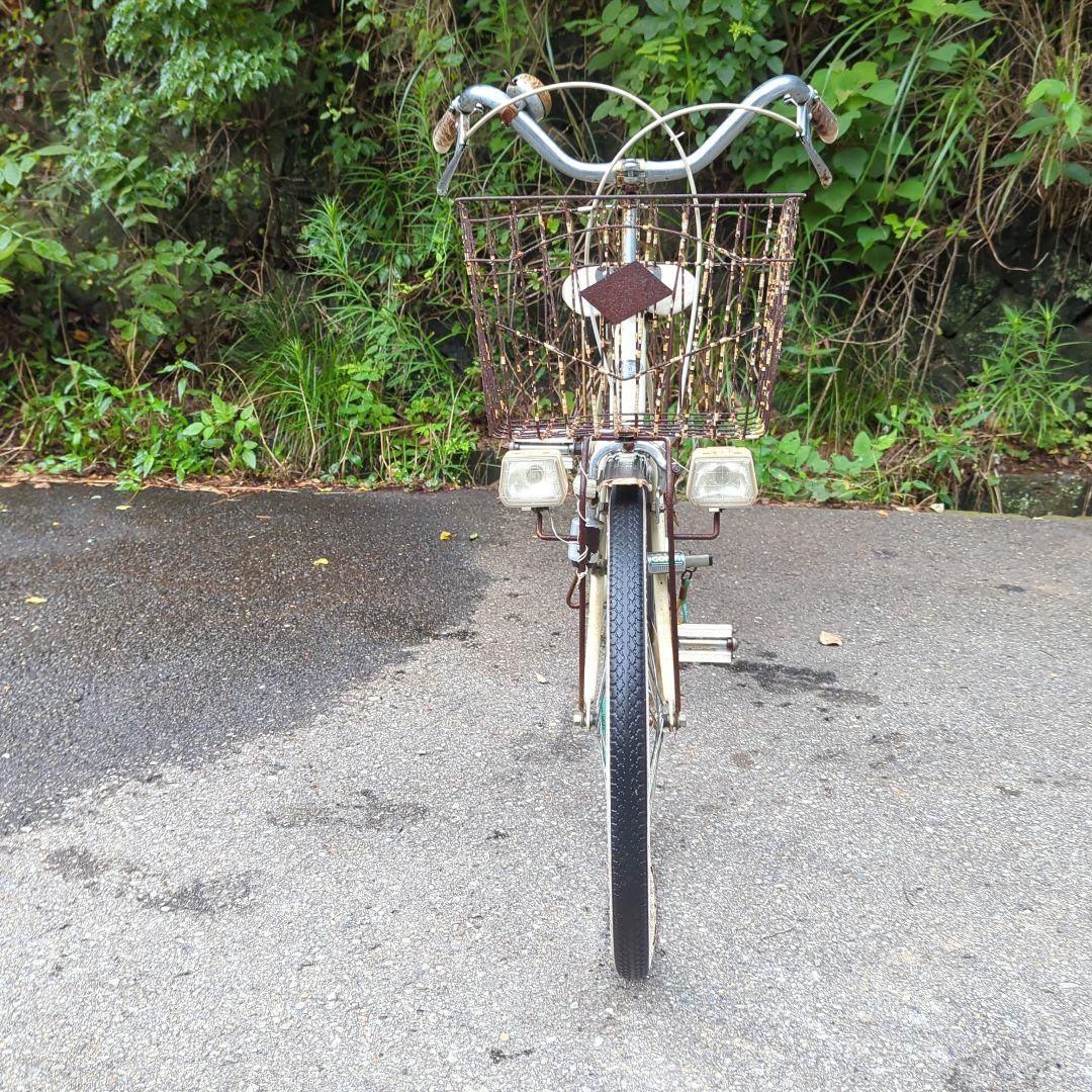 昭和レトロ 自転車 24インチ ベース車 パンクあり 当時物マニア必見