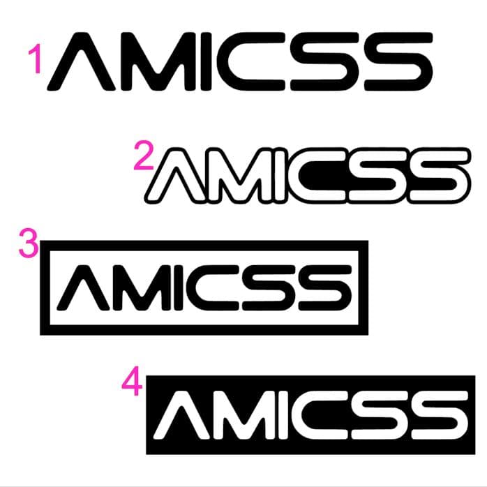 AMICSS　アミックス　ステッカー AMICSS
