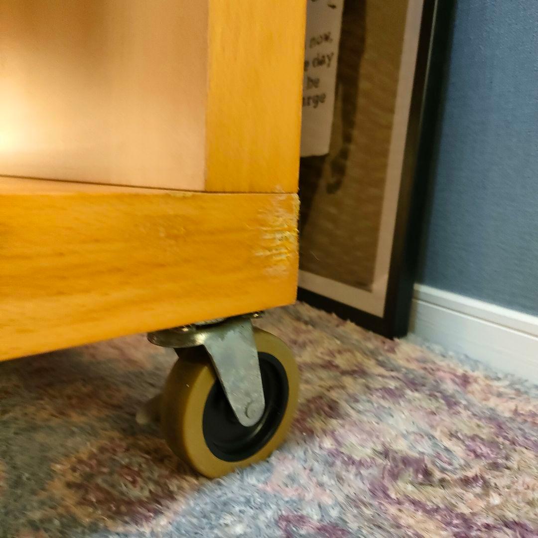 廃盤旧モデル】無印良品2☓2シェルフ キャスター付き ブナ材 - メルカリ