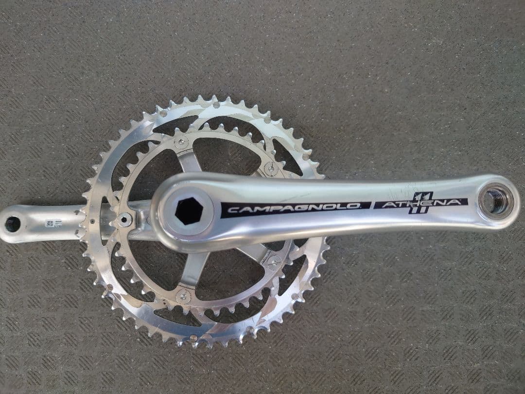 カンパニョーロ Campagnolo アテナ Athena クランク シルバー - メルカリ